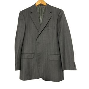 Ermenegildo Zegna Grey Wool Pinstripe Sport Jacket 42R